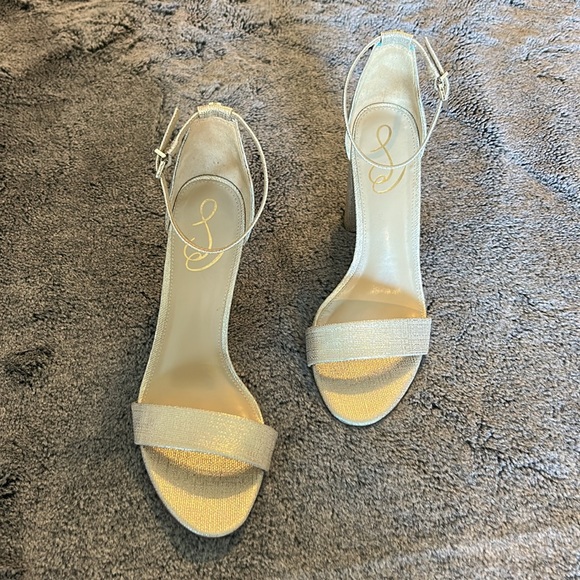 SAM EDELMAN YARO SANDALS IN GOLD METALLIC JUTE - Picture 10 of 12